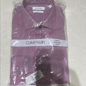 Calvin Klein Men's Dress Shirt size L